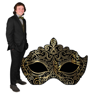 Masquerade Mask Stand-Up - 3 Foot Masquerade Mask Stand-Up