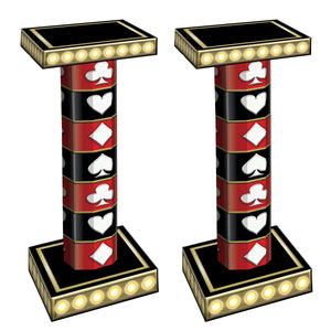 Casino 3-D Short Column Props - Bulk 2 Pack