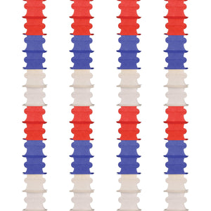 Ceiling Drops red, white, blue - Bulk 48 Pack