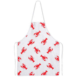 Crawfish Fabric Novelty Apron - Bulk/6 Aprons