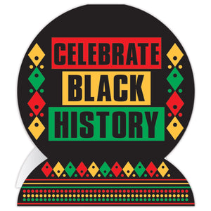 3-D Celebrate Black History Month Centerpiece - Bulk 12 Pack