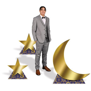 Beistle Bulk Ramadan Moon/Stars Stand-Ups - 12 Pack