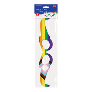 Beistle Bulk Pride Flag Eyeglasses - 48 Pair of Glasses