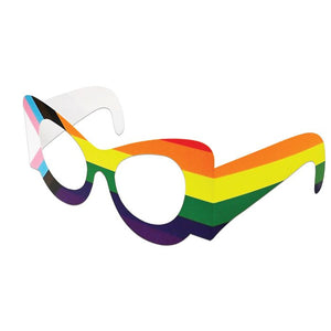 Beistle Bulk Pride Flag Eyeglasses - 48 Pair of Glasses