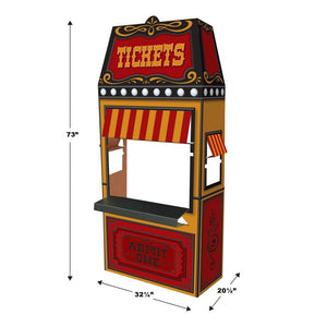 Beistle Bulk 3-D Ticket Booth Prop - 4 Pack