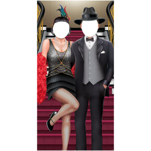 Roaring 20's Couple Photo Prop Stand-Up