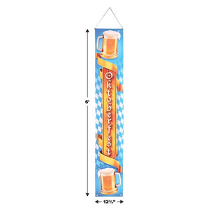 Beistle Bulk Oktoberfest Fabric Door Panel Set - 12 Panel Sets