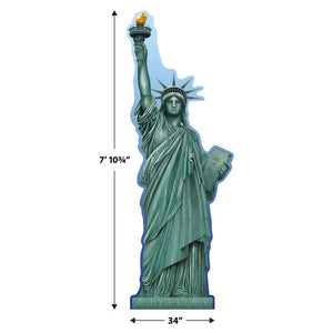 Beistle Bulk Statue Of Liberty Stand-Up - 4 Pack