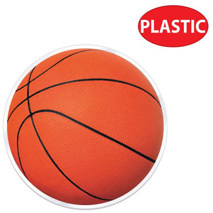 Beistle Bulk Plastic Basketball Placemats - 48 Pack