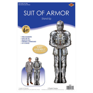 Beistle Bulk Suit Of Armor Stand-Up - 4 Pack