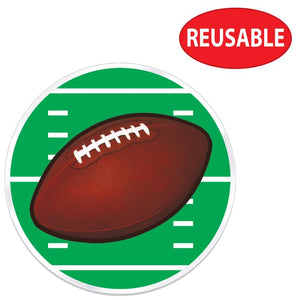 Beistle Bulk Plastic Football Placemats - 48 Pack