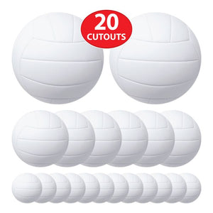 Beistle Bulk Volleyball Cutout Decorations - 240 Pack