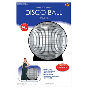 Beistle Bulk Disco Ball Stand-Up - 4 Pack