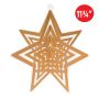 Beistle Bulk Gold 3-D Plastic Star Centerpiece - 12 Pack