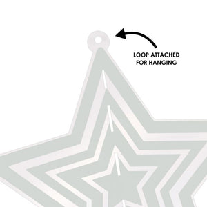 Beistle Bulk Silver 3-D Plastic Star Centerpiece - 12 Pack