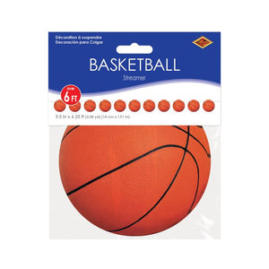 Beistle Bulk Basketball Streamer - 12 Pack