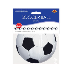 Beistle Bulk Soccer Ball Streamer - 12 Pack