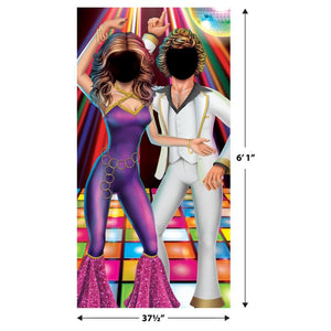 Beistle Bulk Disco Couple Photo Prop Stand-Up - 4 Pack