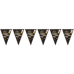 Graduation Oversized Pennant Banner - Bulk 12 Pack