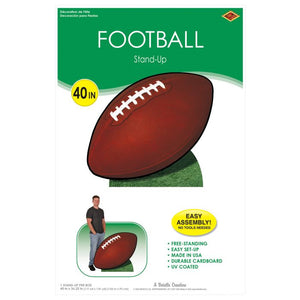 Beistle Bulk Football Stand-Up - 4 Pack