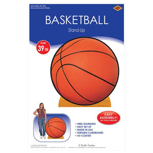 Beistle Bulk Basketball Stand-Up - 4 Pack