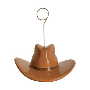 Cowboy Hat Photo/Balloon Holder - Bulk 6 Pack