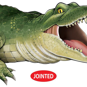 Beistle Bulk Jointed Crocodile Wall Decoration - 12 Pack