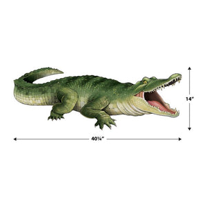 Beistle Bulk Jointed Crocodile Wall Decoration - 12 Pack