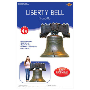 Beistle Bulk Liberty Bell Stand-Up Decoration - 4 Pack