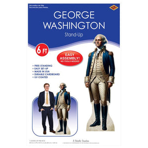 Beistle Bulk George Washington Stand-Up - 4 Pack