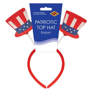 Beistle Bulk Patriotic Top Hat Boppers - 12 Pack