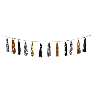 Oversized Metallic Tassel Garland - Bulk 12 Pack