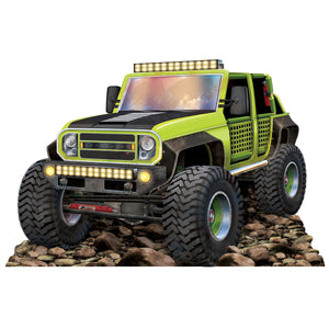 Green Off-Road Truck Stand-Up - Bulk 4 Pack