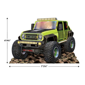 Beistle Bulk Green Off-Road Truck Stand-Up - 4 Pack