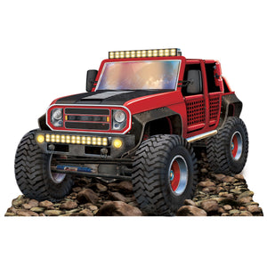 Red Off-Road Truck Stand-Up - Bulk 4 Pack