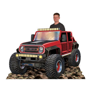 Beistle Bulk Red Off-Road Truck Stand-Up - 4 Pack