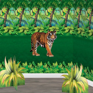 Beistle Bulk Jointed Tiger Wall Decoration - 12 Pack