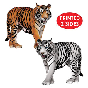 Beistle Bulk Jointed Tiger Wall Decoration - 12 Pack