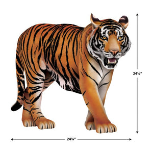 Beistle Bulk Jointed Tiger Wall Decoration - 12 Pack