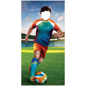 Soccer Player Photo Prop Stand-Up - Bulk 4 Pack