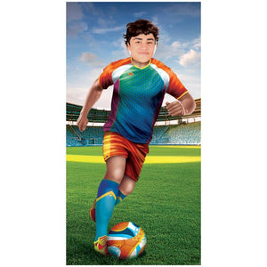 Beistle Bulk Soccer Player Photo Prop Stand-Up - 4 Pack