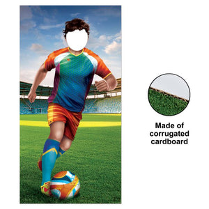 Beistle Bulk Soccer Player Photo Prop Stand-Up - 4 Pack