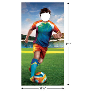 Beistle Bulk Soccer Player Photo Prop Stand-Up - 4 Pack