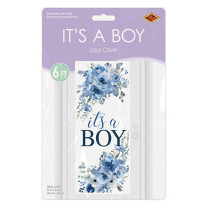 Beistle Bulk It's A Boy Door Cover - 12 Pack