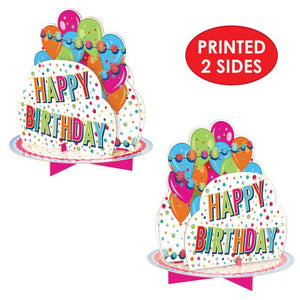 Beistle Bulk 3-D Happy Birthday Centerpiece - 12 Pack