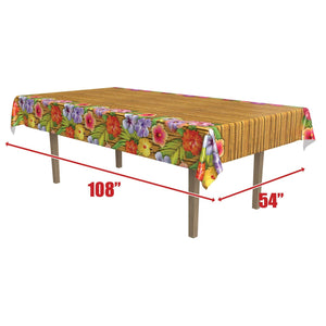 Bulk Luau Tablecover (Case of 12) by Beistle