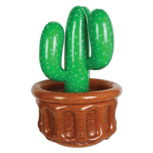 Fiesta Inflatable Cactus Cooler - Bulk 6 Pack