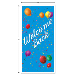 Bulk Welcome Back Door Cover Party Signs and Banners (Case of 12) by Beistle