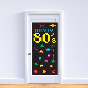 Bulk Totally 80's Door Cover (Case of 12) by Beistle