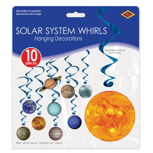 Back to School Decorations - Solar System Whirls